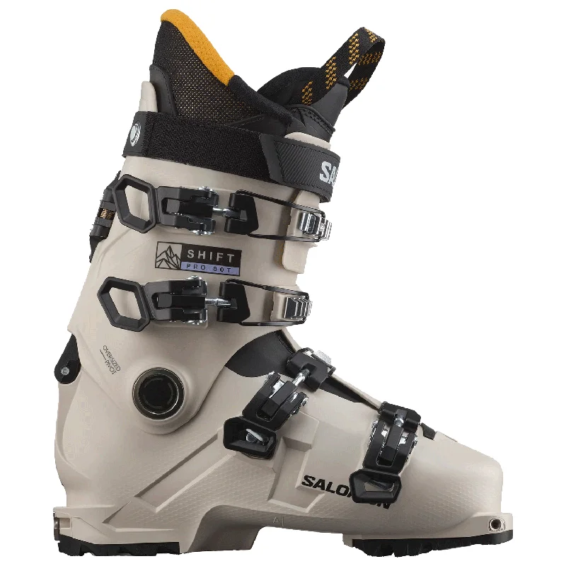 Salomon Youth Shift Pro 80 T AT Ski Boot 2025 Rainy Day/Black/Solar Power