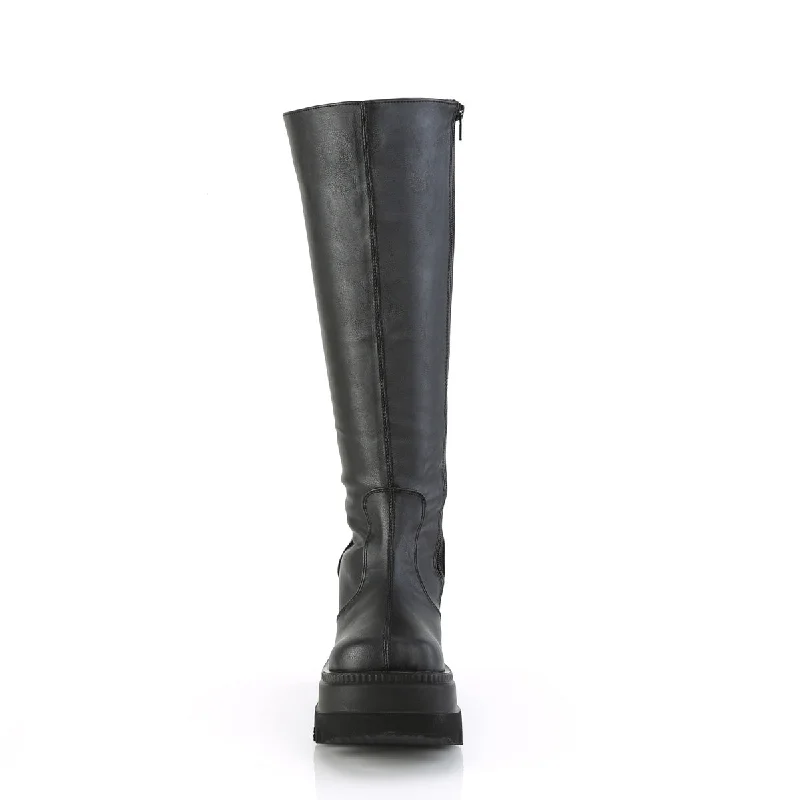 Wide Calf Knee High Platform Boots (Demonia Shaker-100WC)