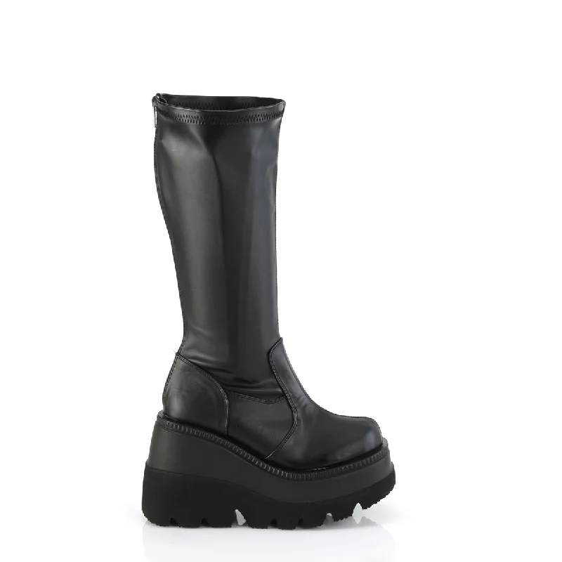 Wide Calf Goth Boots (Demonia Shaker-65WC)