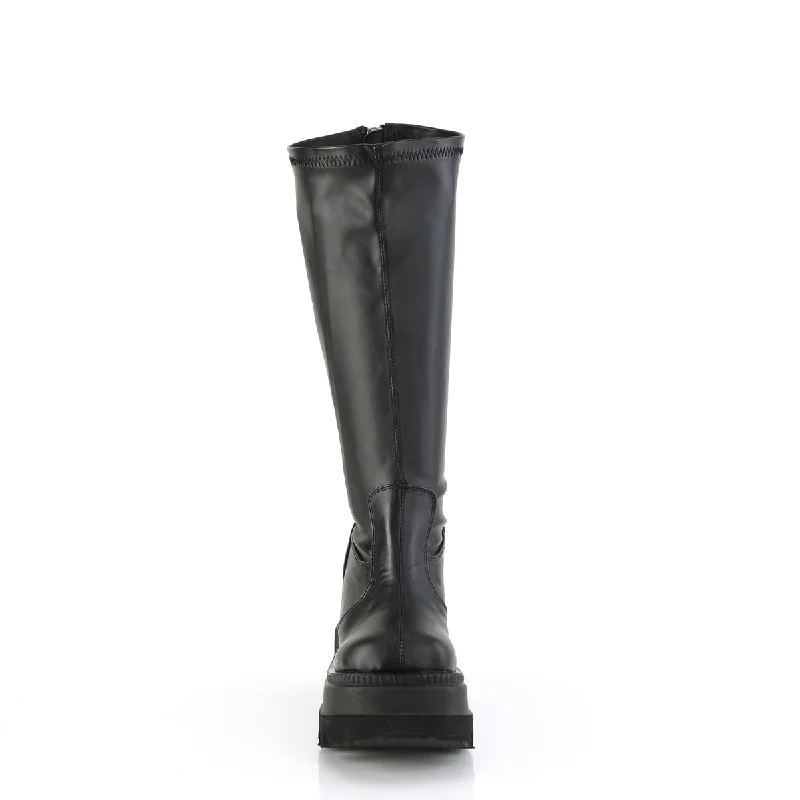 Wide Calf Goth Boots (Demonia Shaker-65WC)