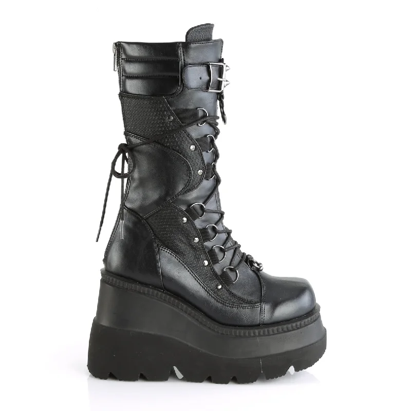 Panzer Mid-Calf Platform Boots