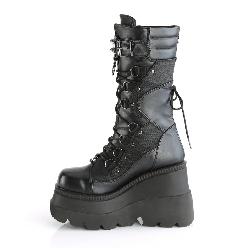 Panzer Mid-Calf Platform Boots