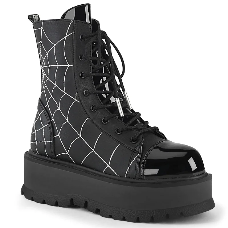 Spider Web Platform Boots