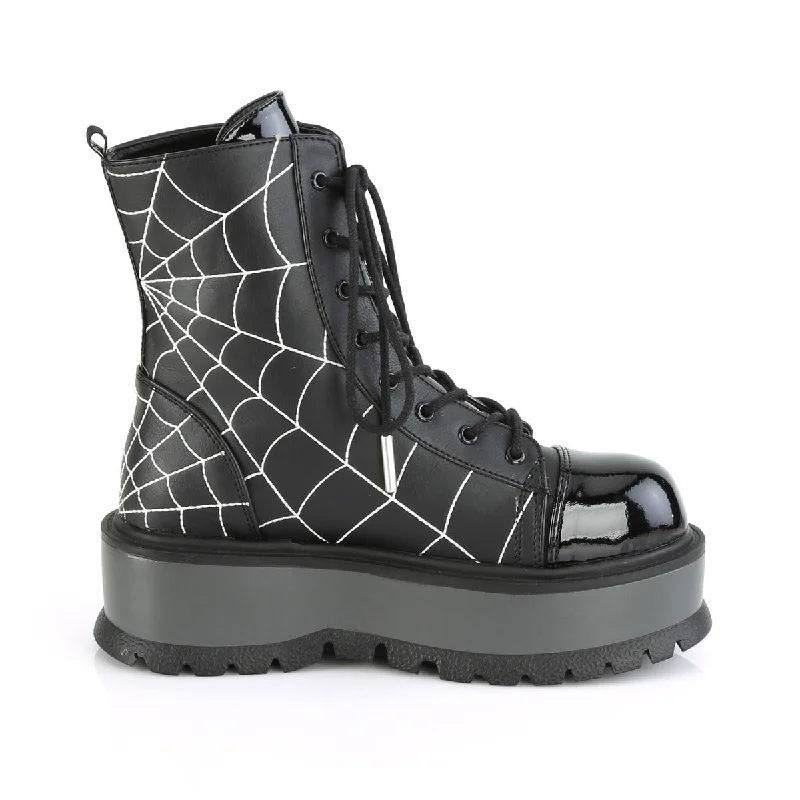 Spider Web Platform Boots