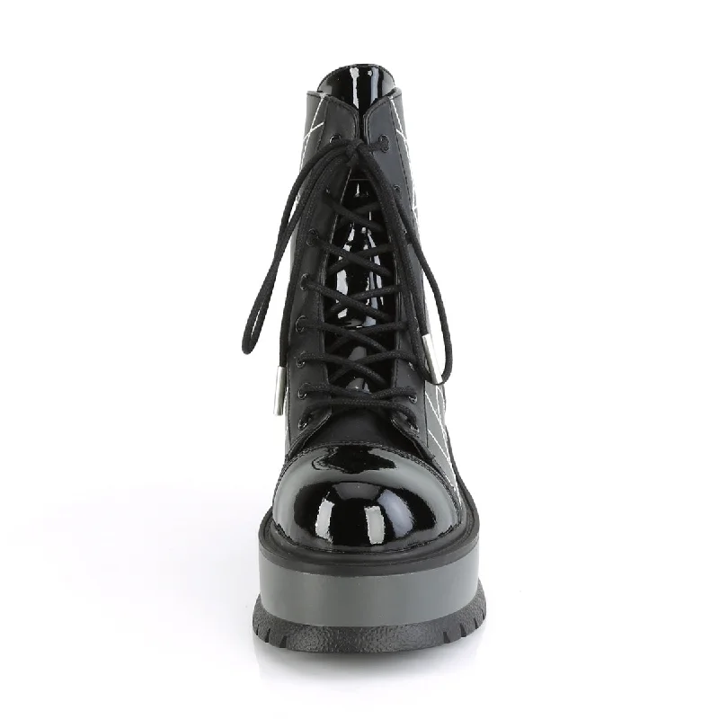 Spider Web Platform Boots