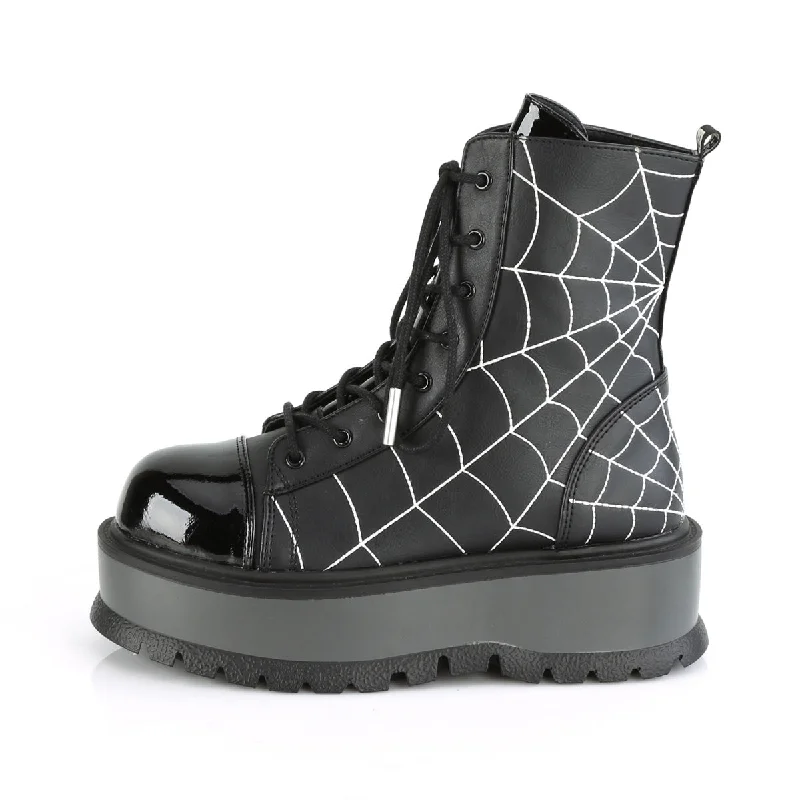 Spider Web Platform Boots