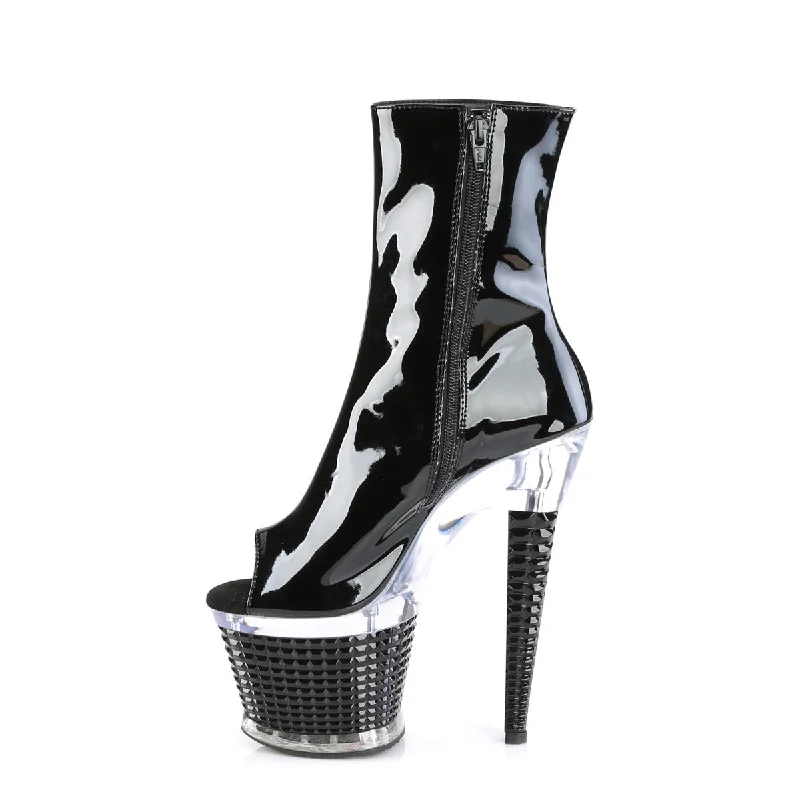 Pleaser Spectator-1021 Open Toe Platform Boots PA