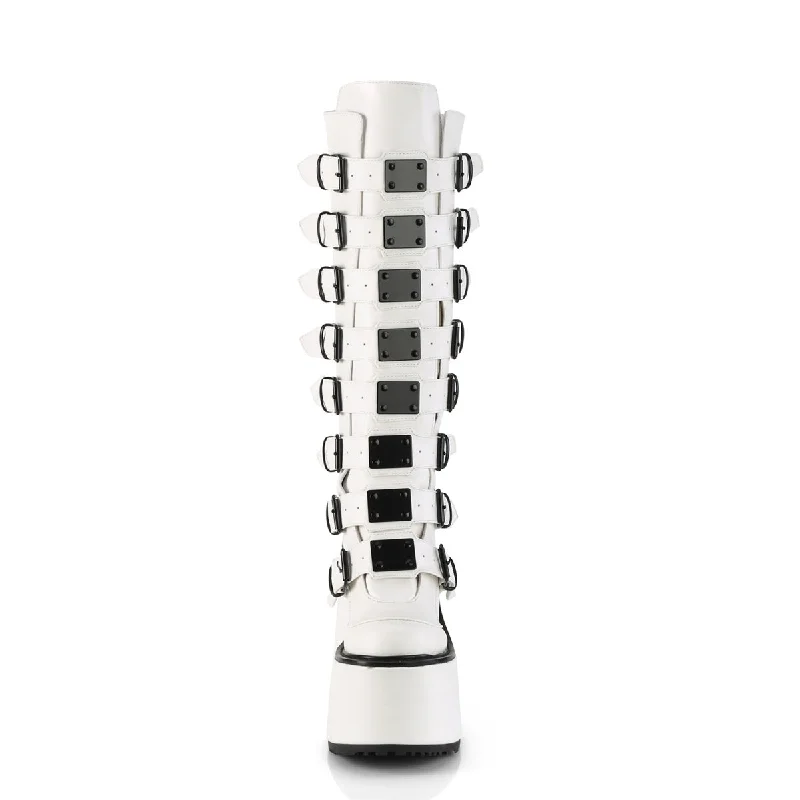 Cyber Rogue Boots White (Demonia Swing-815)