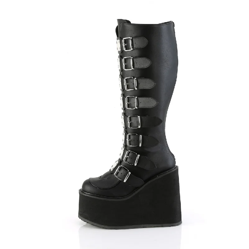 Wide Calf Demonia Festival Boots