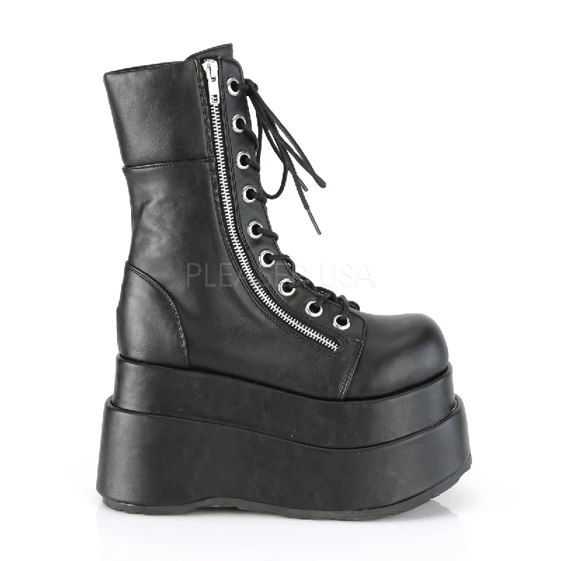 Tiered Platform Gothic Boots