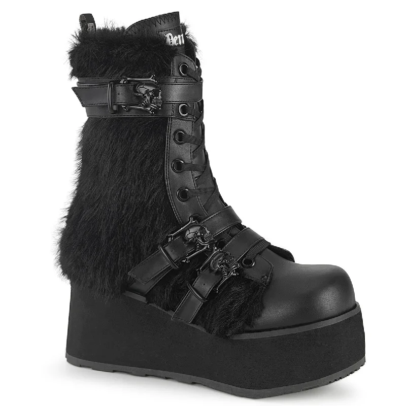 North Remembers Fur Platform Boots Trashville-218 (Unisex)