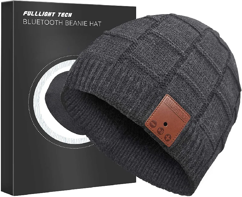 Upgraded Bluetooth Beanie Hat with Headphones Unique Tech Gifts