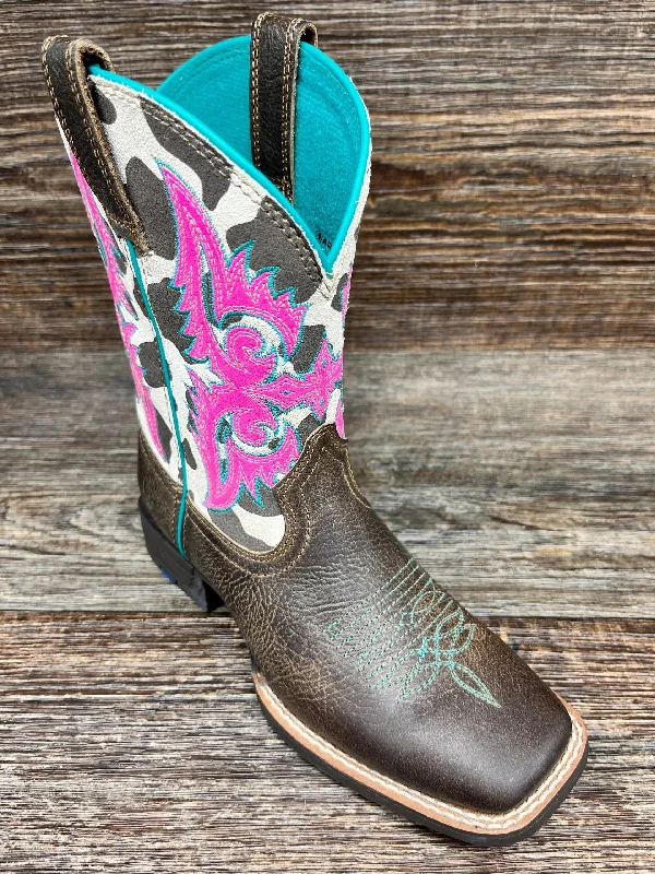 10044405 Kid's Lonestar Square Toe Western Boot by Ariat