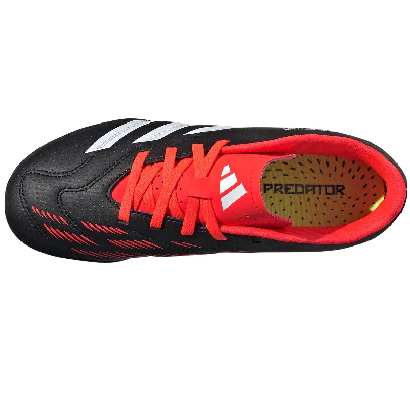 adidas Predator Club Turf Football Boots - Youth - Black/Red