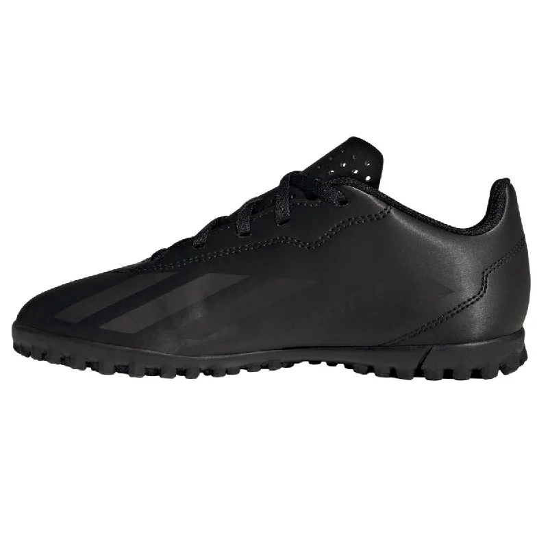 adidas X Crazyfast.4 Turf Football Boots - Youth - Black