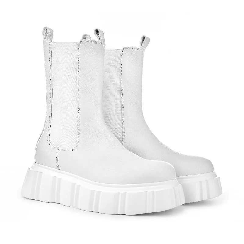 Jin Off White Chelsea Boots