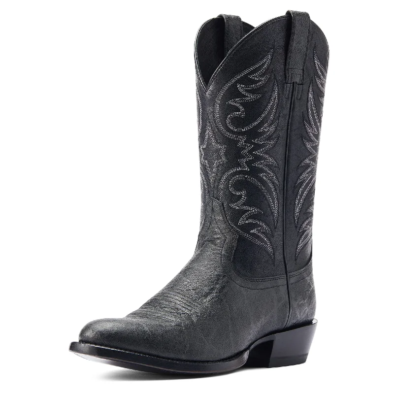 Ariat Men's Bankroll Black Elephant Print Western Boots 10044556