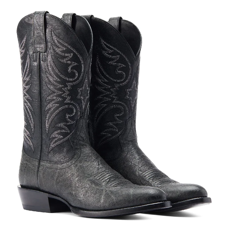 Ariat Men's Bankroll Black Elephant Print Western Boots 10044556