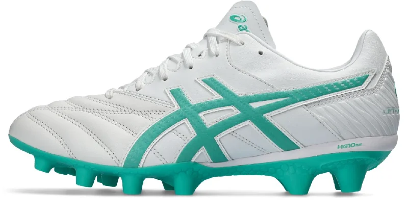 Asics Lethal Flash IT Boots – White / Aurora Green