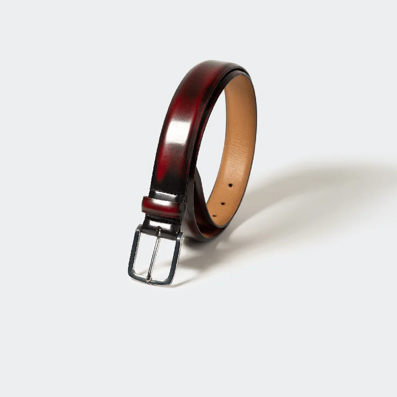 DRESS BELT GARNET