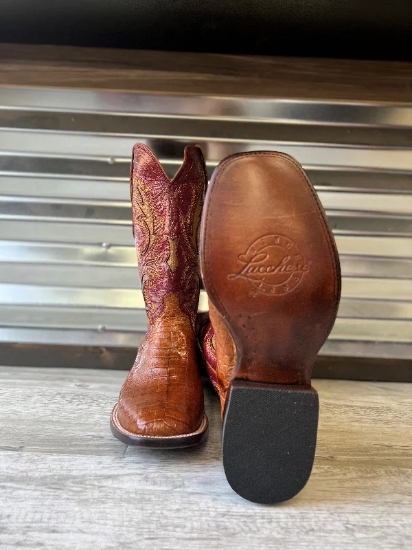 Lucchese Caiman Belly