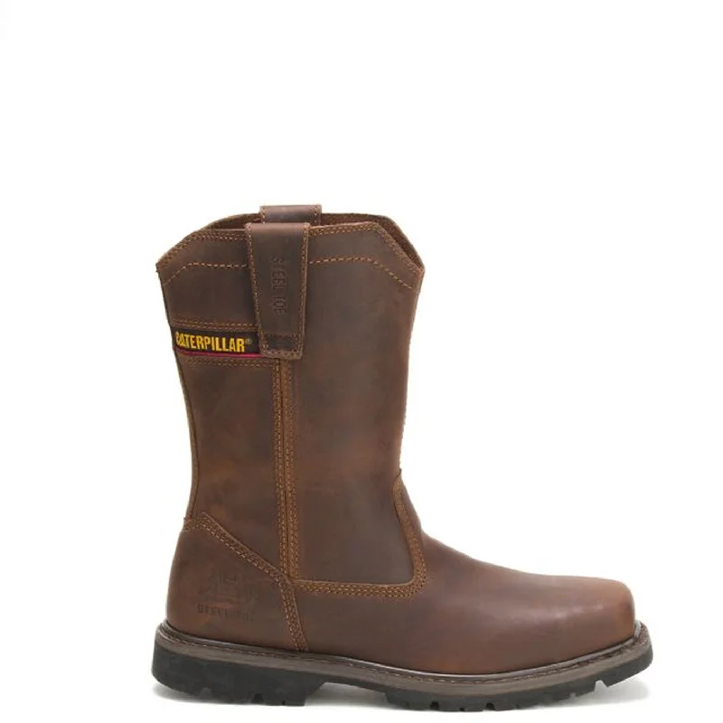 CAT Men's Wellston Steel Toe Wellington Boot