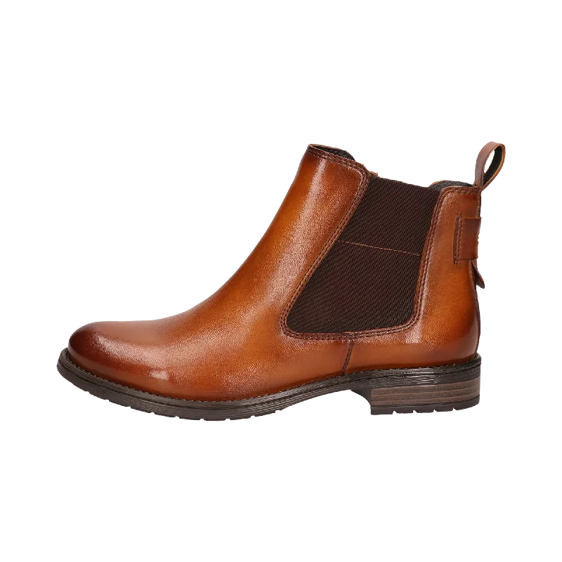 Leder Chelsea cognac