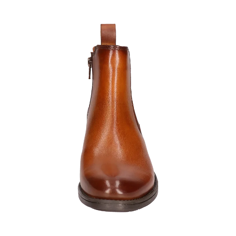 Leder Chelsea cognac