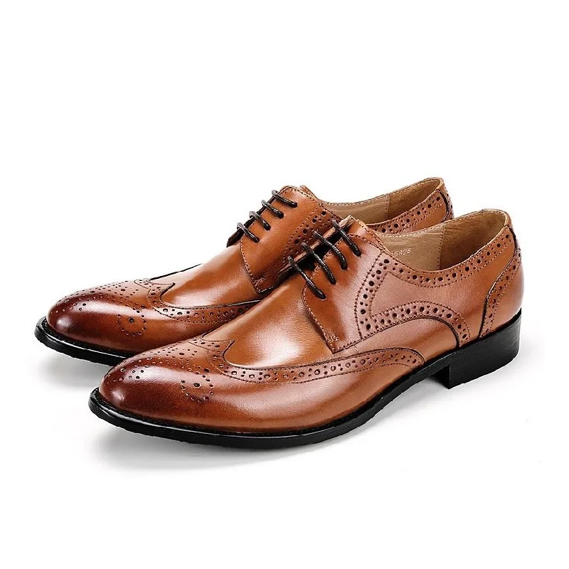 Men's Classic British Style Brogue Shoes