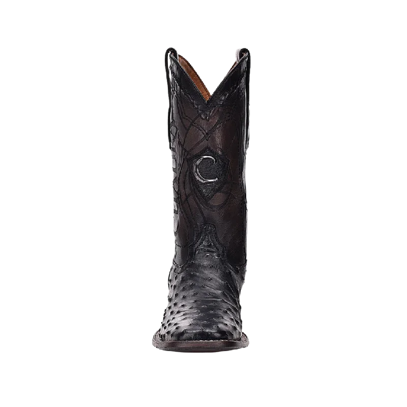 Cuadra Men's Ostrich Embroidered Square Toe Boot