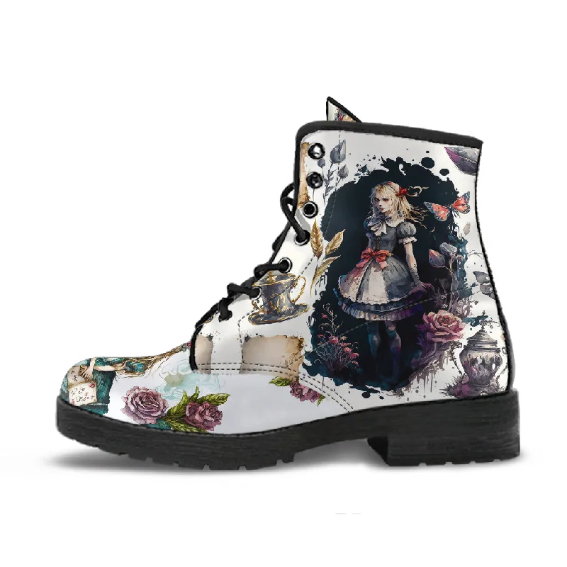 Alice in Wonderland Dark Elements Collection #6 Leather Boots