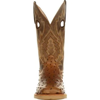 DURANGO® REBEL PRO™ TOBACCO FULL-QUILL OSTRICH WESTERN BOOT | Ddb0307