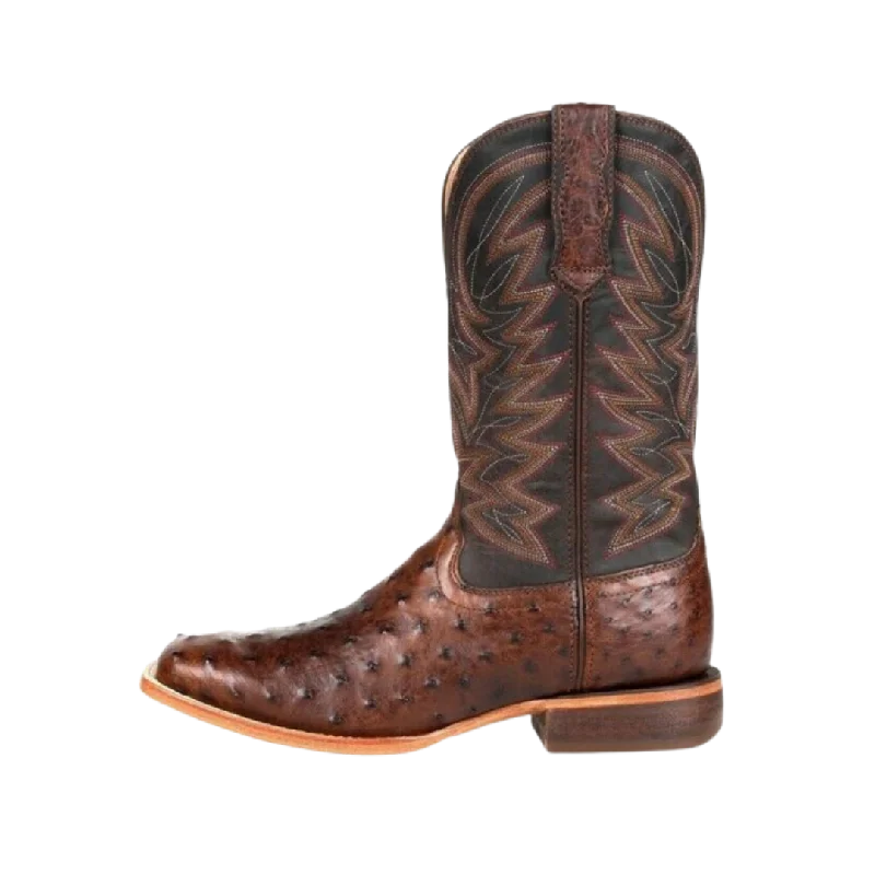 Rocky Boot Durango Men's Premium Exotic Full-Quill Antiqued Saddle Boot