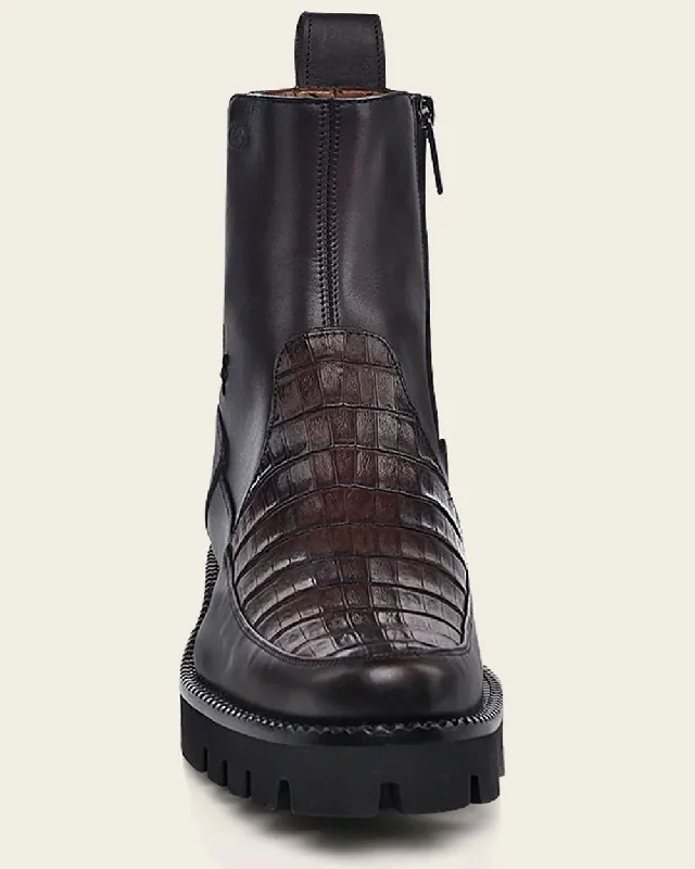 Urban boot brown ultra exotic leather