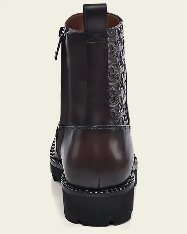 Urban boot brown ultra exotic leather