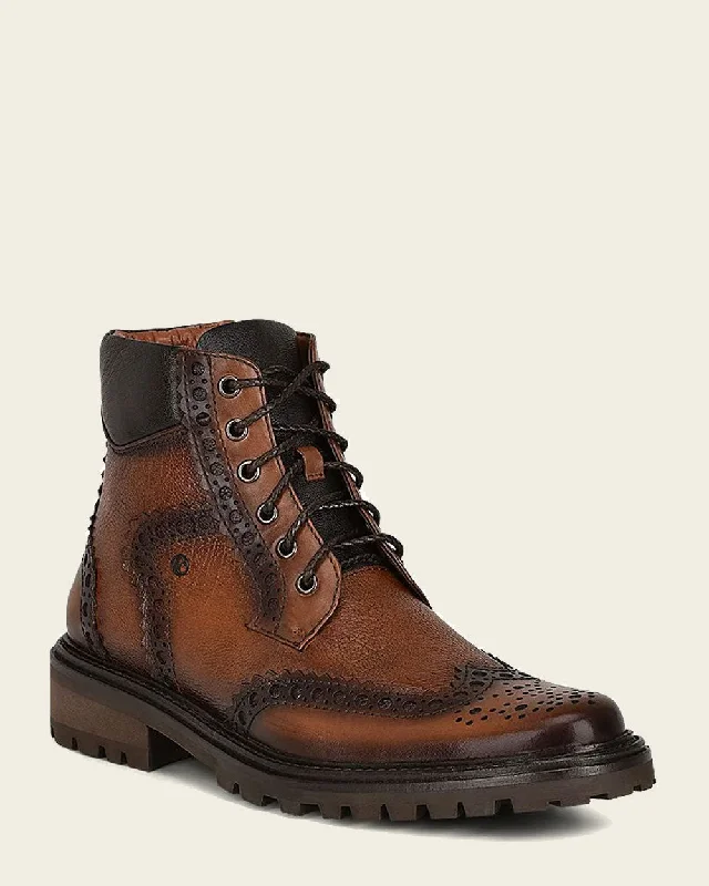 Honey leather bostonian urban boot