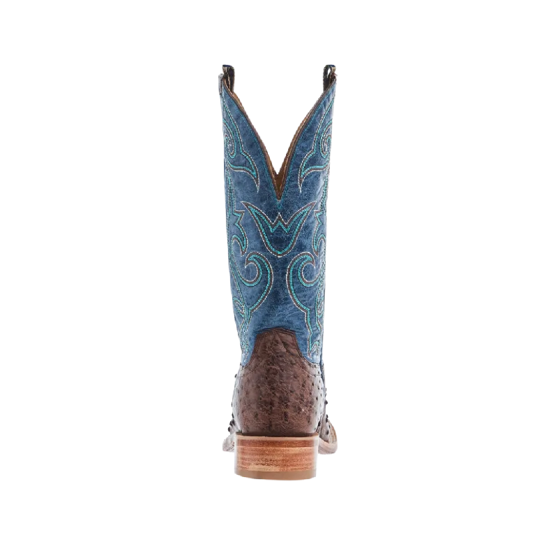 Hyer Men's Jetmore Tabac Blue Square Toe Cowboy Boot