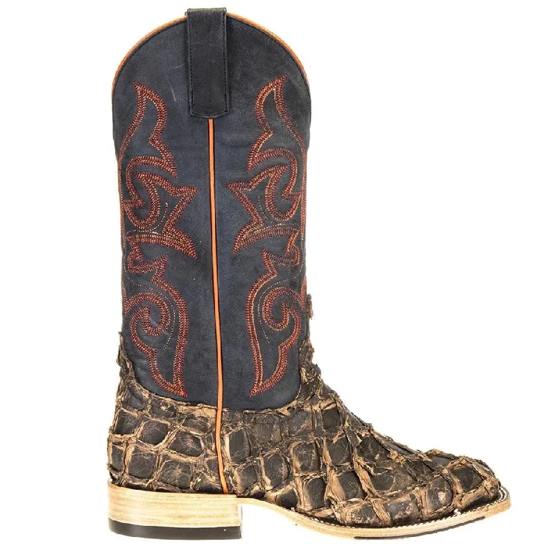 Horse Power Top Hand Men's Toasted Big Bass Royal Blue Mad Dog Boots HP8006