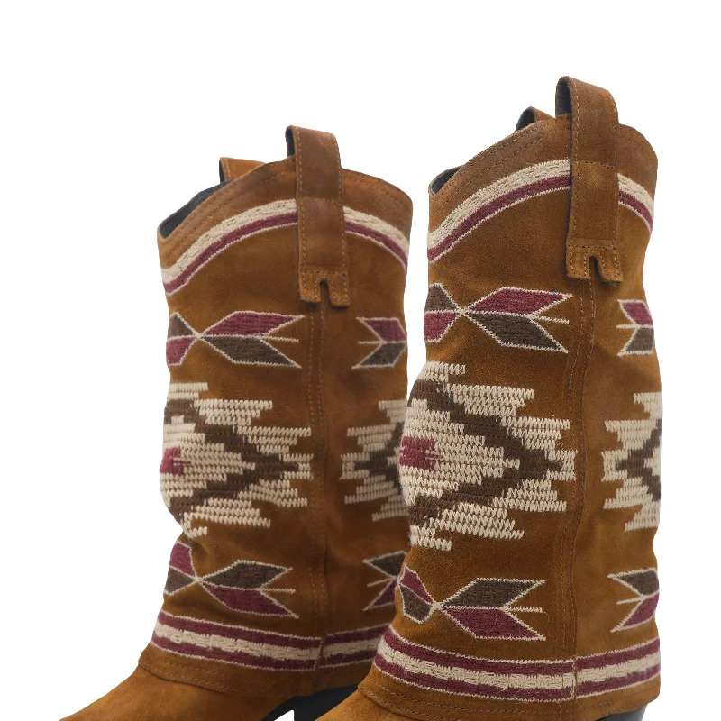 IZEL - Tan Brown Aztec Boot