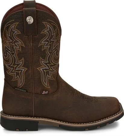 Justin Boots Men's George Strait Fireman Square Toe Western Boot