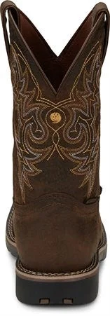 Justin Boots Men's George Strait Fireman Square Toe Western Boot