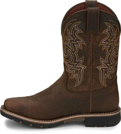 Justin Boots Men's George Strait Fireman Square Toe Western Boot