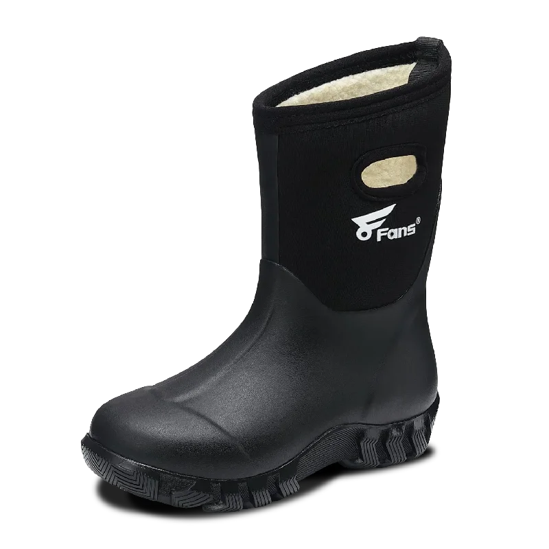 Kids' Waterproof Rubber Rain Boots