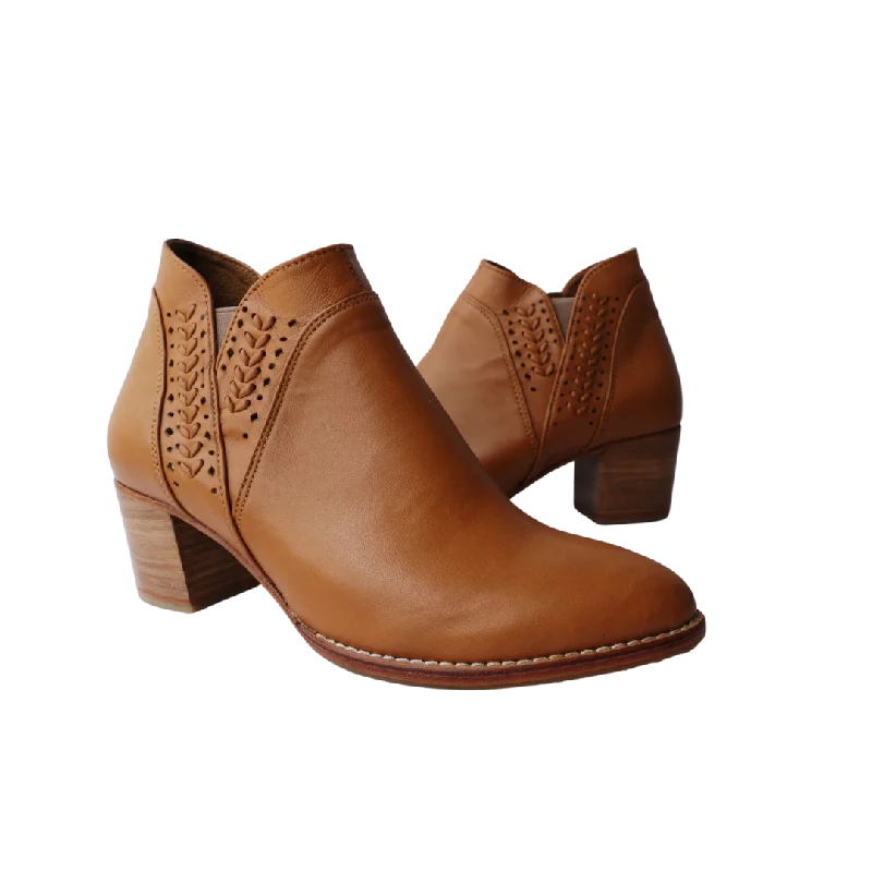 KIM Ankle Boots - Tan