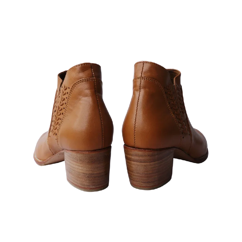 KIM Ankle Boots - Tan