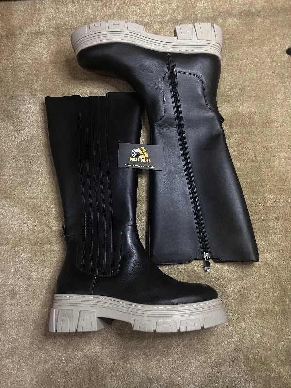 Leather long boots (LSL-03-04)