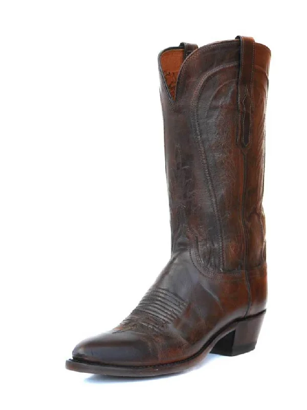 Lucchese Ladies Antique Peanut Brittle Mad Dog Goat Boots