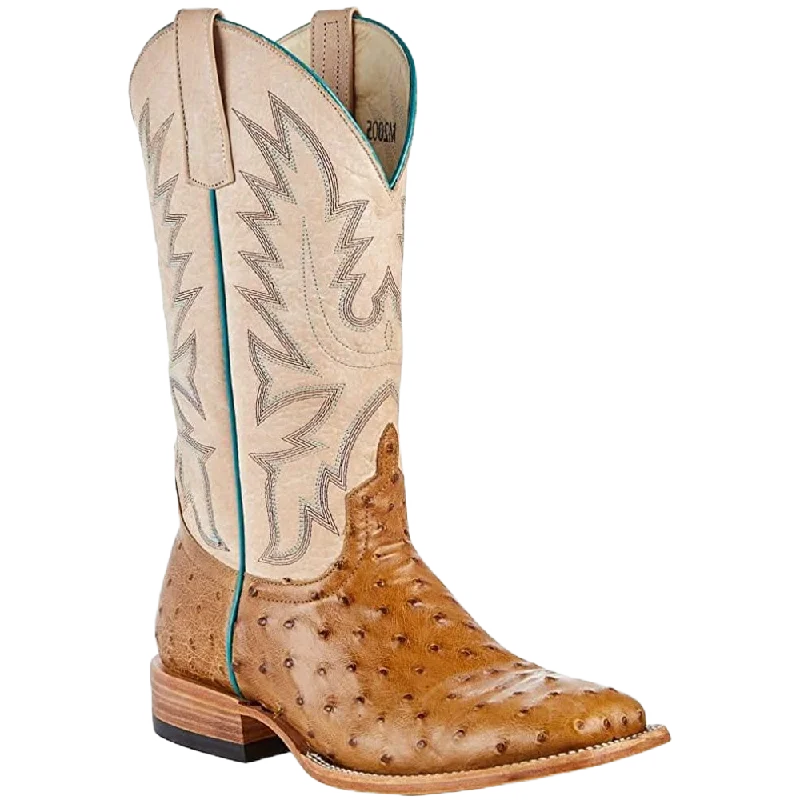 Macie Bean Ladies Antique Saddle Full Quill  Beige Boots M2005