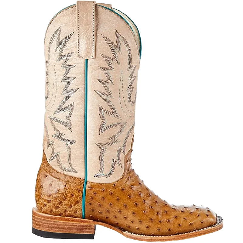 Macie Bean Ladies Antique Saddle Full Quill  Beige Boots M2005