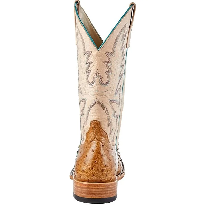 Macie Bean Ladies Antique Saddle Full Quill  Beige Boots M2005